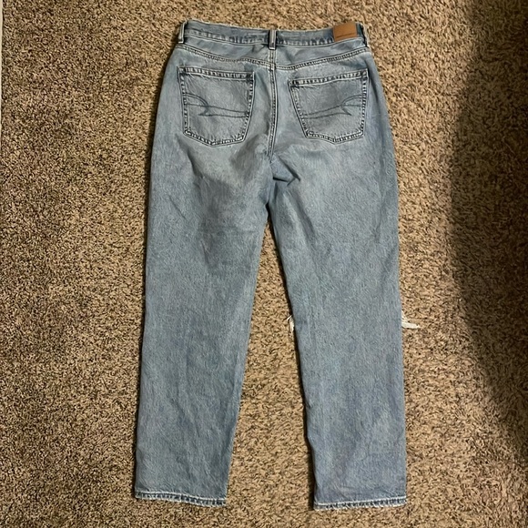 American Eagle ‘90s straight jeans distressed -size 10 - Picture 6 of 6